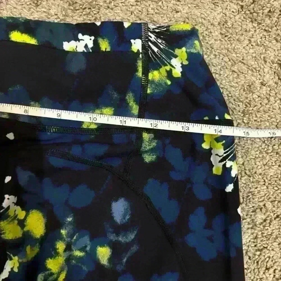 Sweaty Betty Power Full Length Workout Leggings Lime Punch Floral Print - Size S - Picture 8 of 11